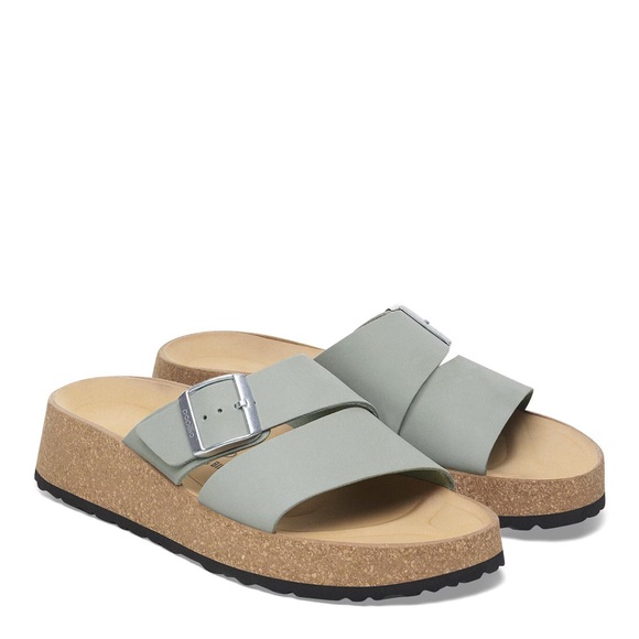 New Papillio by Birkenstock Almina Nubuck Leather Platform Sandal - - Picture 5 of 11